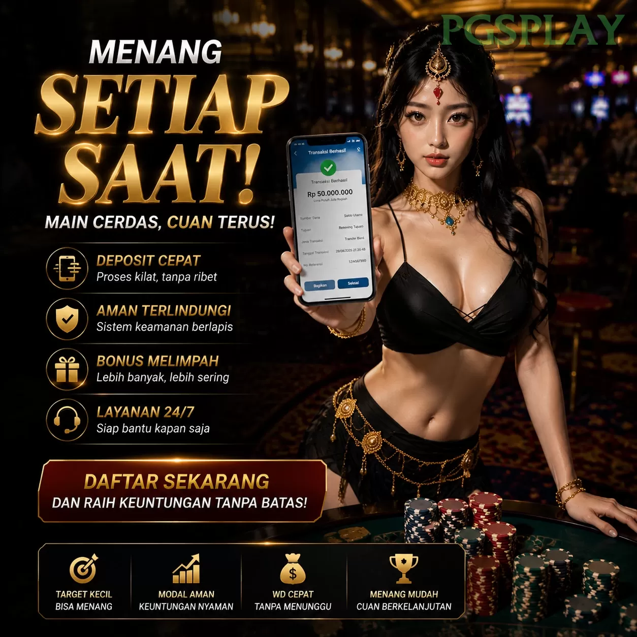 WELCOME BONUS NEW MEMBER 50_ promotion image